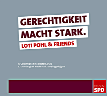 Gerechtigkeit macht stark - Loti Pohl & Friends -Single CD   Gerechtigkeit macht stark - Loti Pohl & Friends -Single CD